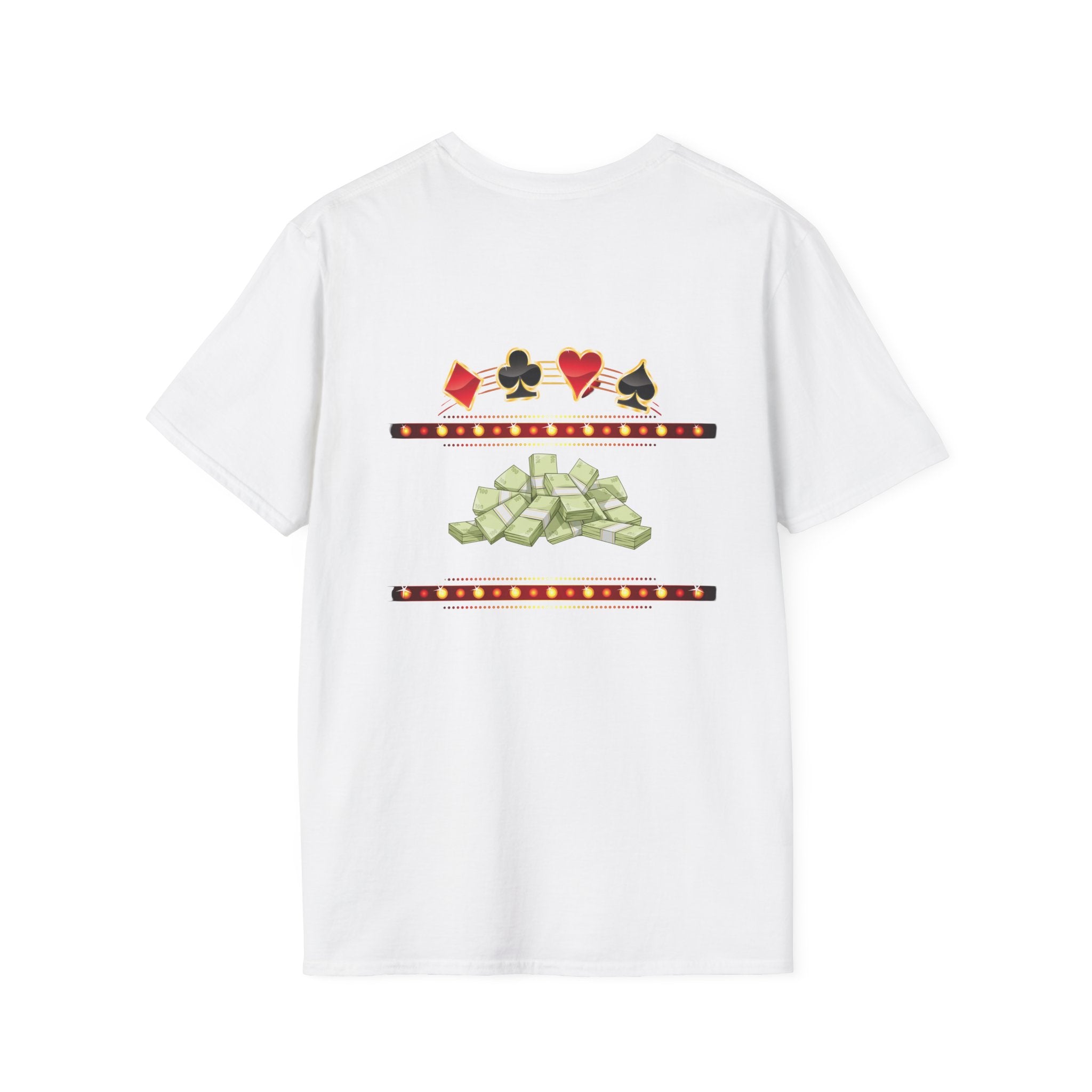 Black Jack God T-Shirt — Casino Cards & Cash Graphic Tee