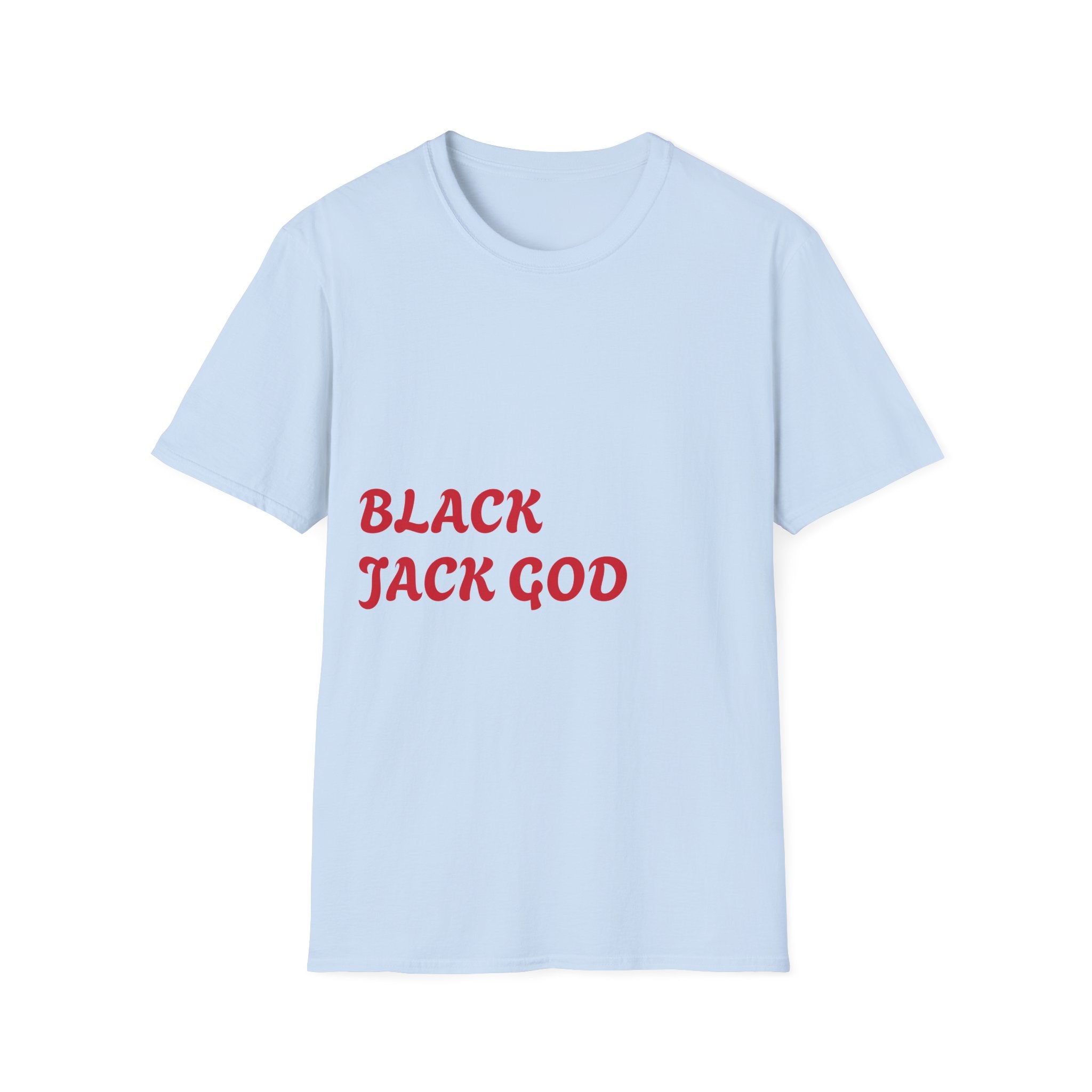 Black Jack God T-Shirt — Casino Cards & Cash Graphic Tee