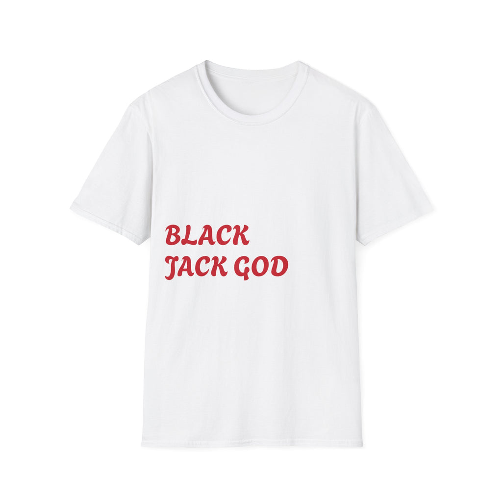 Black Jack God T-Shirt — Casino Cards & Cash Graphic Tee