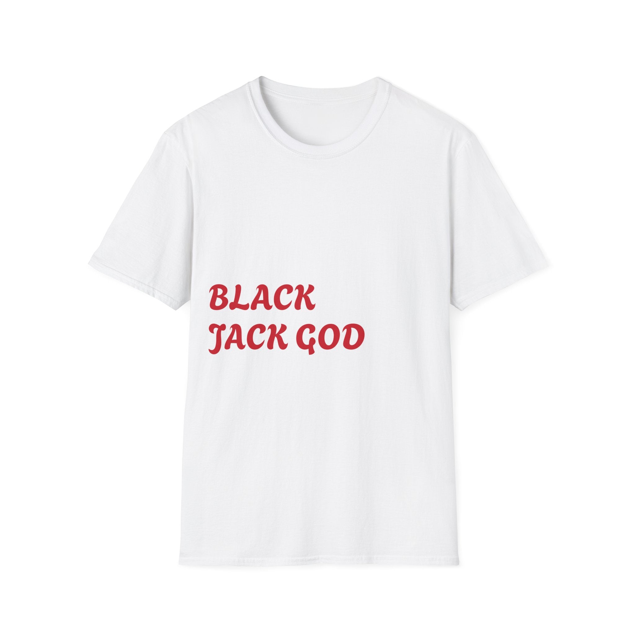 Black Jack God T-Shirt — Casino Cards & Cash Graphic Tee