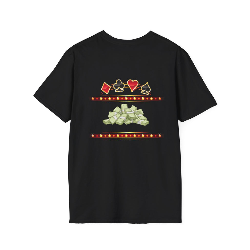 Black Jack God T-Shirt — Casino Cards & Cash Graphic Tee